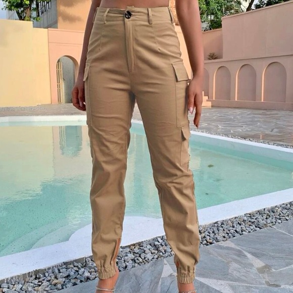 Khaki Utility Cargo Pant - Picture 1 of 7